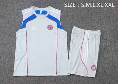 25-26 Bayern Sleeveless Training Kits Tracksuits Cheap Jersey Wholesale Yupoo