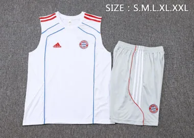 25-26 Bayern Sleeveless Training Kits Tracksuits Cheap Jersey Wholesale Yupoo