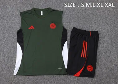 25-26 Bayern Sleeveless Training Kits Tracksuits Cheap Jersey Wholesale Yupoo