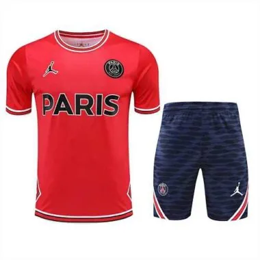 22-23 PSG training suit Short Sleeve Kit red