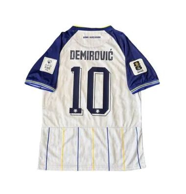 2026-27 DEMIROVIĆ #10 Bosnia and Herzegovina Away Kit World Cup S-4XL Cheap Jersey Wholesale Yupoo