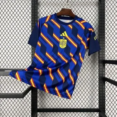 2026 Spain Pre-match Kit S-4XL World Cup Cheap Football Jersey Wholesale Yupoo
