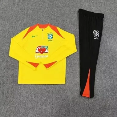 2026 Brasil Equipamento de treino para adultos e crianças, fatos de treino, casacos, camisolas da Copa do Mundo, camisolas baratas, venda por grosso, Yupoo