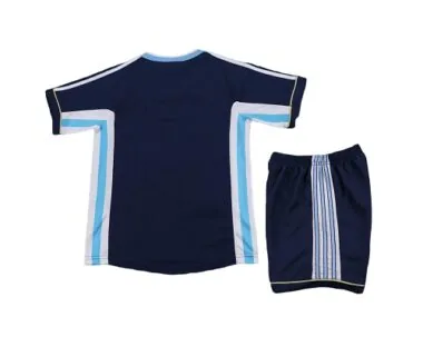 Equipamento de fora da Argentina para a Copa do Mundo de 1998, estilo retro infantil – Camisola de futebol barata, venda por grosso na Yupoo