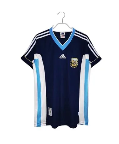 1998 Retro Argentina Away Kit World Cup Cheap Football Jersey Wholesale Yupoo