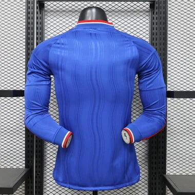 Equipamento de manga comprida do Manchester United para jogos fora de casa, com os números 26 e 27, tamanhos S a 3XL – Camisolas de futebol baratas, venda por grosso na Yupoo