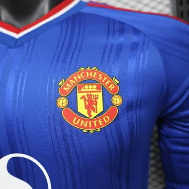 Equipamento de manga comprida do Manchester United para jogos fora de casa, com os números 26 e 27, tamanhos S a 3XL – Camisolas de futebol baratas, venda por grosso na Yupoo