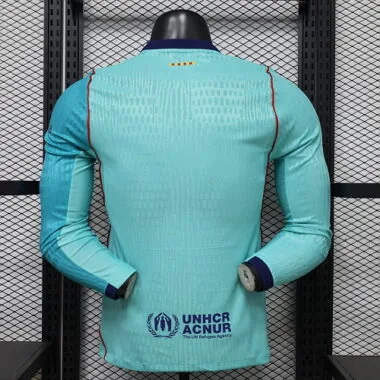 26-27 Player Barcelona Third Away Long Sleeve Kit Cheap Football Jersey Wholesale Yupoo