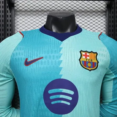 26-27 Player Barcelona Third Away Long Sleeve Kit Cheap Football Jersey Wholesale Yupoo