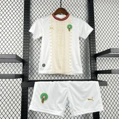 Equipación de visitante de Marruecos para niños 2026, Copa del Mundo: camisetas de fútbol baratas al por mayor en Yupoo