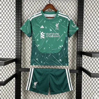 26-27 Kids Liverpool Goalkeeper Kit Cheap Football Jersey Wholesale Yupoo
