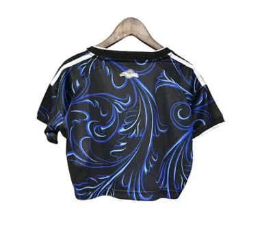 2026 Women#039;s Argentina Away Crop Top World Cup Cheap Football Jersey Wholesale Yupoo