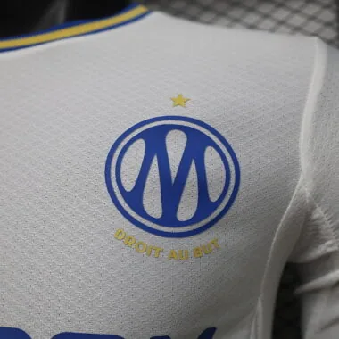 26-27 Olympique Marseille Home Long Sleeve Kit Player Version Football Jersey Supply Yupoo