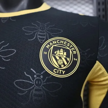 26-27 Player Manchester City Away Long Sleeve Kit Cheap Football Jersey Wholesale Yupoo