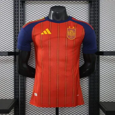 2026 Player Spain Home Kit Two Stars S-4XL Cheap Football Jersey Wholesale Yupoo