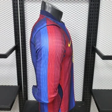 26-27 Player Barcelona Home Long Sleeve Kit Cheap Football Jersey Wholesale Yupoo