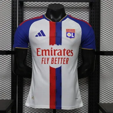 26-27 Player Lyon Home Kit Cheap Football Jersey Wholesale Yupoo