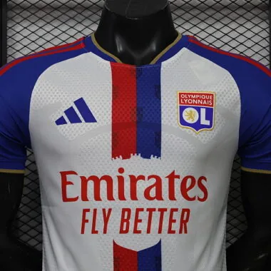 26-27 Player Lyon Home Kit Cheap Football Jersey Wholesale Yupoo