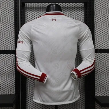 26-27 Player Liverpool Away Long Sleeve Kit Cheap Football Jersey Wholesale Yupoo