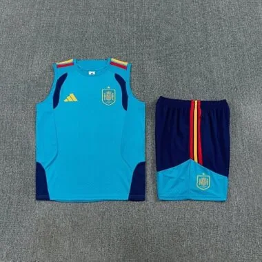 2026 Spain Sleeveless Training Kits Tracksuits World Cup Cheap Jersey Wholesale Yupoo