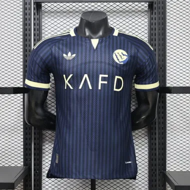 26-27 Player Al-Nassr Away Kit With Sponsor Cheap Football Jersey Wholesale Yupoo
