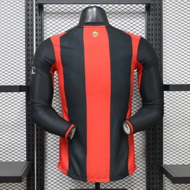 26-27 Player AC Milan Home Long Sleeve Kit Cheap Football Jersey Wholesale Yupoo