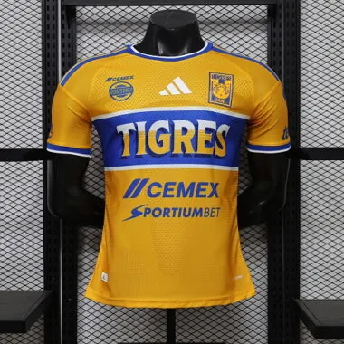 26-27 Player Tigres Home Kit S-3XL Cheap Football Jersey Wholesale Yupoo
