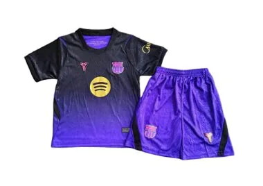 26-27 Kids Barcelona Away Kit Cheap Football Jersey Wholesale Yupoo