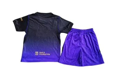 26-27 Kids Barcelona Away Kit Cheap Football Jersey Wholesale Yupoo