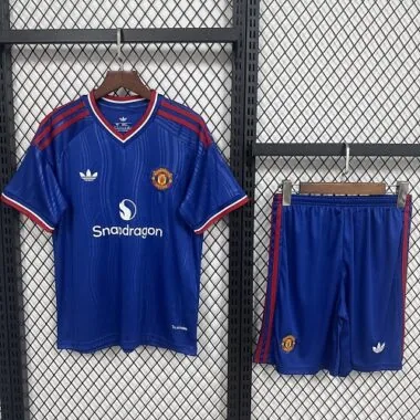 26-27 Kids Manchester United Away Kit Cheap Football Jersey Wholesale Yupoo