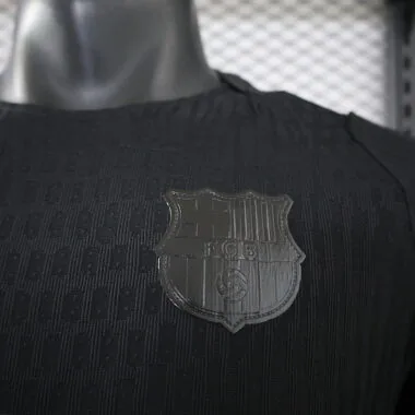 26-27 Player FC Barcelona Black Special Edition Kit Cheap Football Jersey Wholesale Yupoo