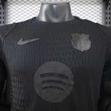 26-27 Player FC Barcelona Black Special Edition Kit Cheap Football Jersey Wholesale Yupoo