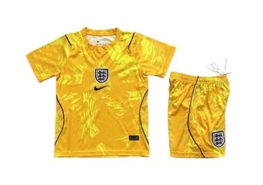2026 Kids England Goalkeeper Kit World Cup Cheap Football Jersey Wholesale Yupoo