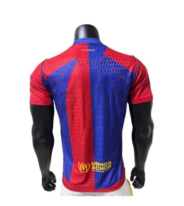26-27 Player FC Barcelona Spider Man Special Edition Kit Cheap Football Jersey Wholesale Yupoo