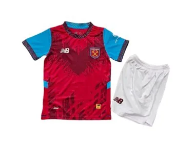 26-27 Kids West Ham Home Kit Cheap Football Jersey Wholesale Yupoo