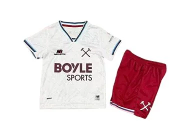 26-27 Kids West Ham Away Kit Cheap Football Jersey Wholesale Yupoo