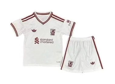 26-27 Kids LIverpool Away Kit Cheap Football Jersey Wholesale Yupoo