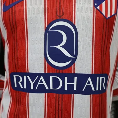 26-27 Player Atletico Madrid Home Long Sleeve Kit Cheap Football Jersey Wholesale Yupoo