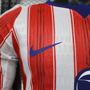26-27 Player Atletico Madrid Home Long Sleeve Kit Cheap Football Jersey Wholesale Yupoo