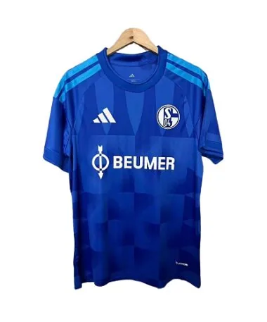 26-27 Schalke 04 Home Kit Cheap Football Jersey Wholesale Yupoo