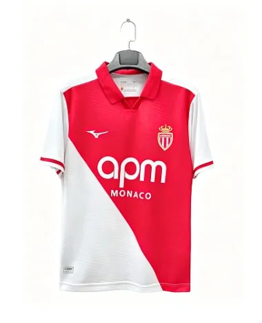 26-27 AS Monaco Home Kit Cheap Football Jersey Wholesale Yupoo