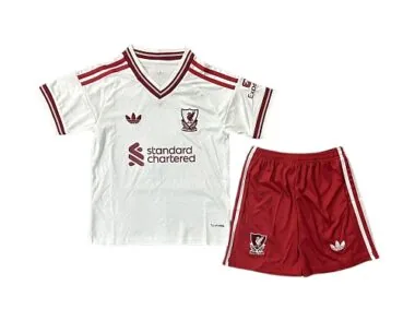 26-27 Kids LIverpool Away Kit Cheap Football Jersey Wholesale Yupoo