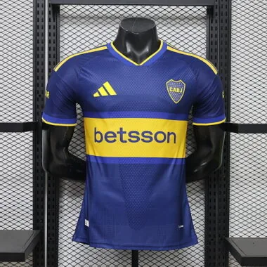 26-27 Player Boca Juniors Home Kit Cheap Football Jersey Wholesale Yupoo