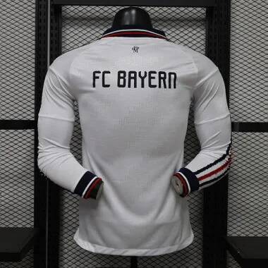 26-27 Player FC Bayern Away Long Sleeve Kit S-3XL Cheap Football Jersey Wholesale Yupoo