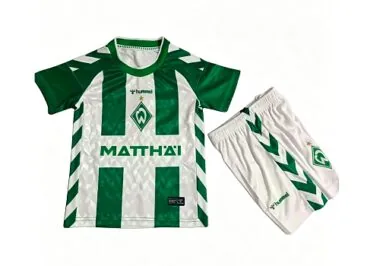 26-27 Kids Werder Bremen Home Kit Cheap Football Jersey Wholesale Yupoo