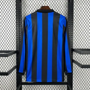 26-27 Inter Milan Home Long Sleeve Kit Cheap Football Jersey Wholesale Yupoo