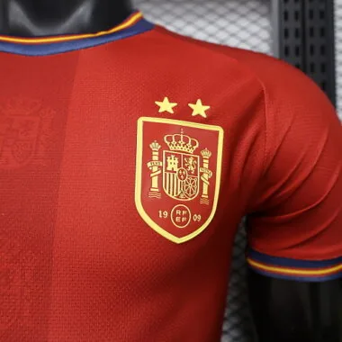 2026 Player Spain Special Edition Kit Two Stars Cheap Football Jersey Wholesale Yupoo