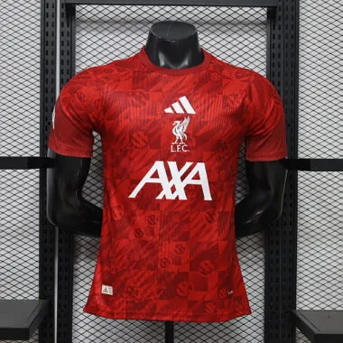 26-27 Player Liverpool FC Pre-match Kit Cheap Football Jersey Wholesale Yupoo