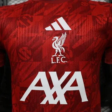 26-27 Player Liverpool FC Pre-match Kit Cheap Football Jersey Wholesale Yupoo