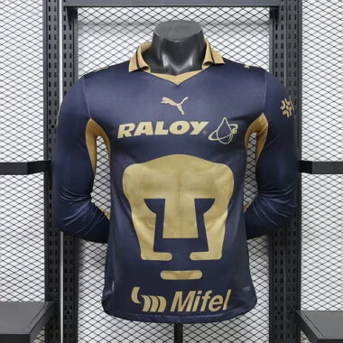 26-27 Player Pumas Home Long Sleeve Kit S-4XL Cheap Football Jersey Wholesale Yupoo